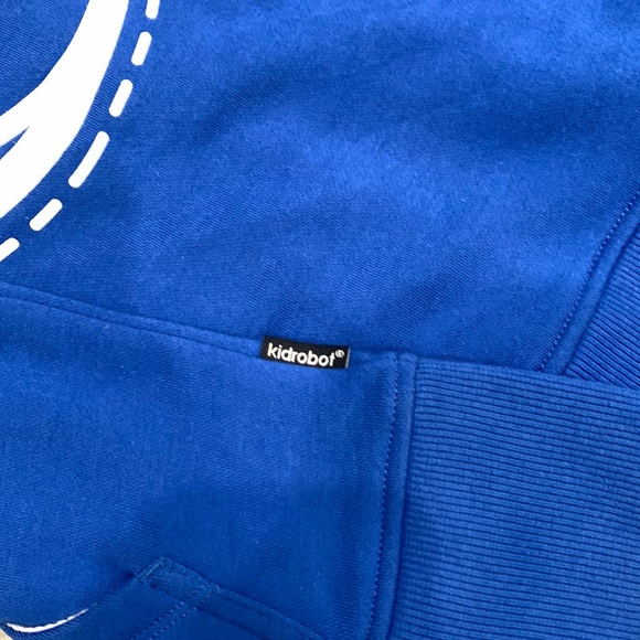 Kidrobot Blue Zipper Hoodie - Picture 11 of 11